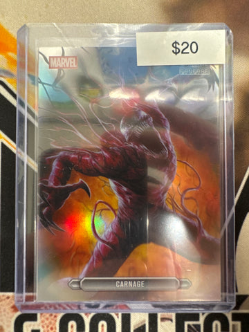 2026 Topps Chrome Marvel Carnage FanFare Card SP