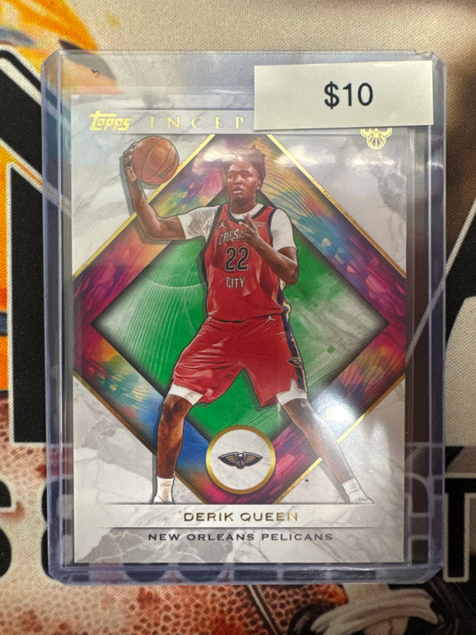2026 Topps Inception NBA Derek Queen Rookie Base