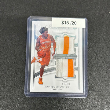 2022 NBA Flawless Collegiate Kennedy Chandler Rookie Patch /20