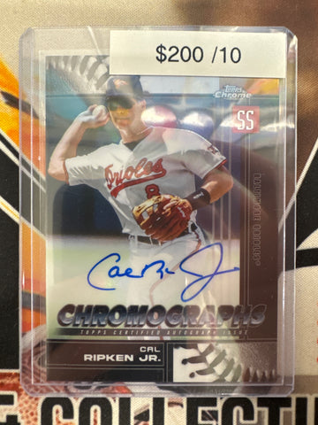 2026 Topps Chrome MLB Cal Ripken Jr. Chromographs Black Refractor /10