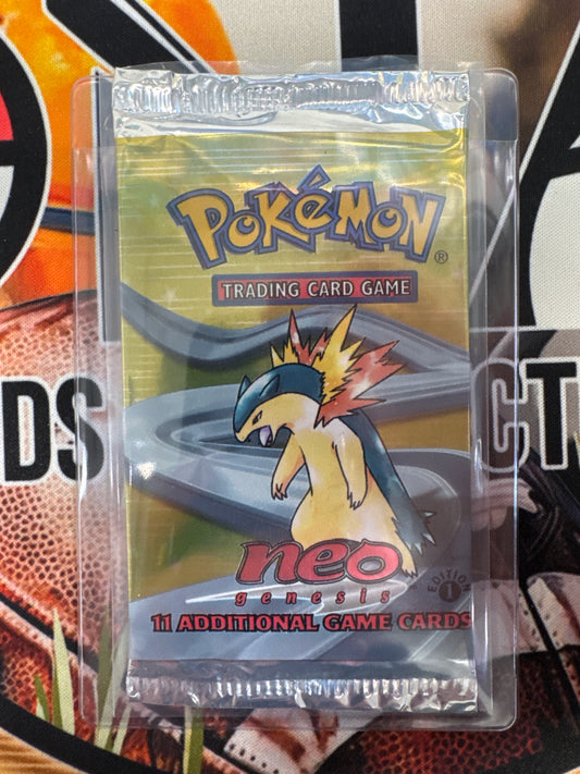 Pokémon Neo Genesis Booster Pack 1st Edition