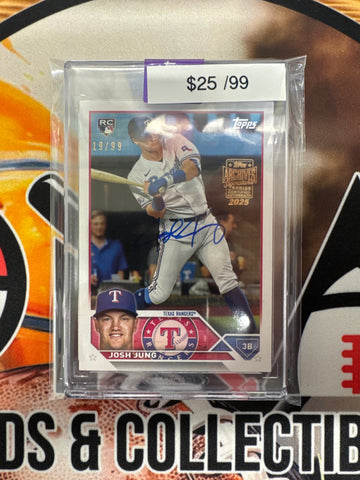 2025 Topps Archives Signature Series Josh Jung Autograph /99