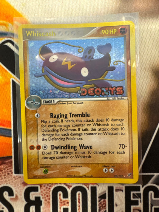 Pokémon Whiscash 28/107 Ex Deoxys Reverse Holo
