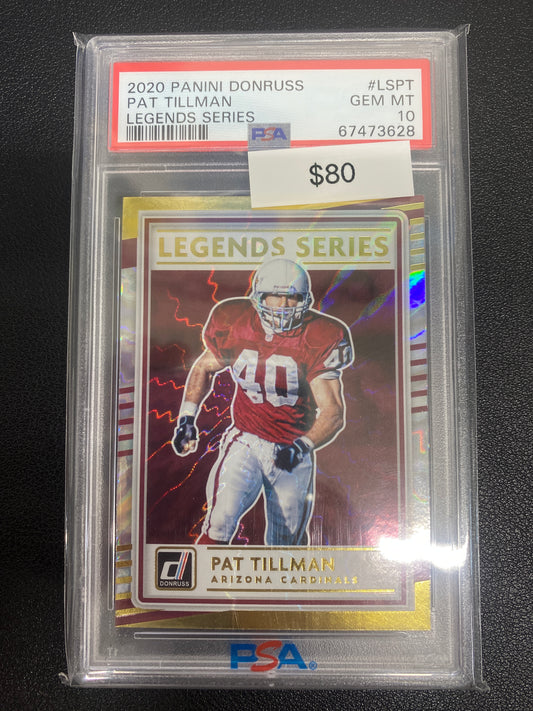 2020 Panini Donruss Pat Tillman Legends Series PSA 10