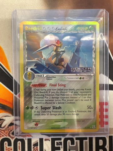 Pokémon Beedrill Delta Species 1/113 Reverse Holo LP+
