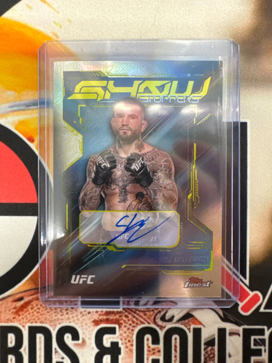 2025 Topps Finest UFC Sean Brady Show Stoppers Autograph