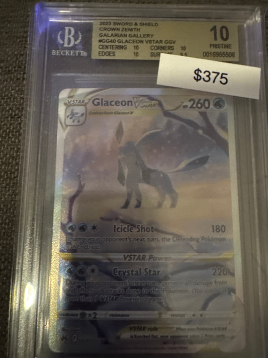 Pokemon Glaceon Vstar GG40/GG70 BGS 10
