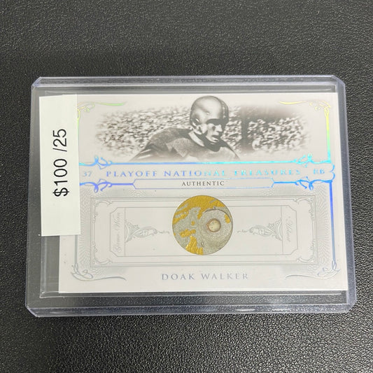 2007 Donruss Playoff National Treasures Doak Walker Patch /25