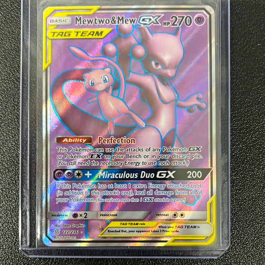 Pokémon Mewtwo & Mew GX 222/236