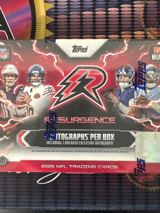 2025 Topps Resurgence NFL Delight hobby