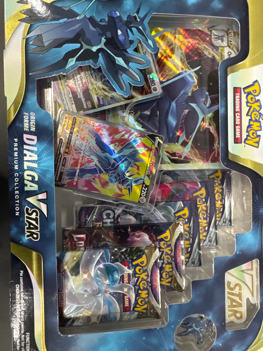 Pokémon Origin Forme Dialga Vstar or Origin Forme Palkia Vstar Premium Collection
