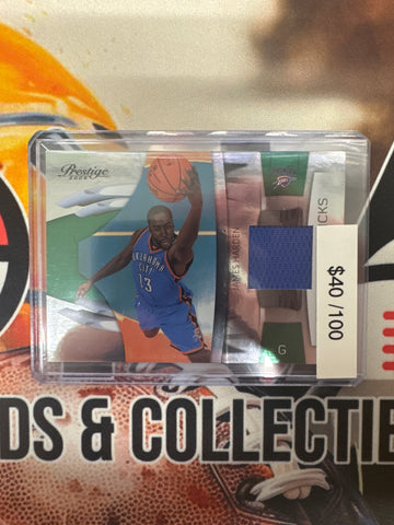 2009 Panini Prestige NBA James Harden Patch /100