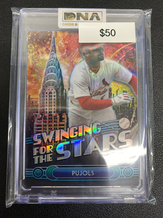 2024 Topps Chrome Albert Pujols Swinging For The Stars Big Apple SSP