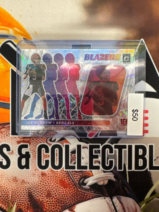 2022 Panini Donruss Optic NFL Joe Burrow Blazers Prizm SP
