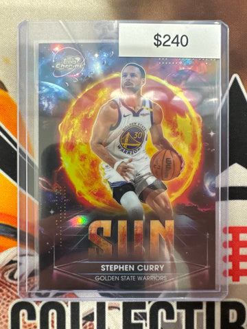 2026 Topps Chrome Cosmic NBA Stephen Curry Planetary Pursuit Sun SSP