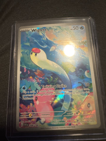 Pokemon Wiglett 206/198 Scarlet & Violet