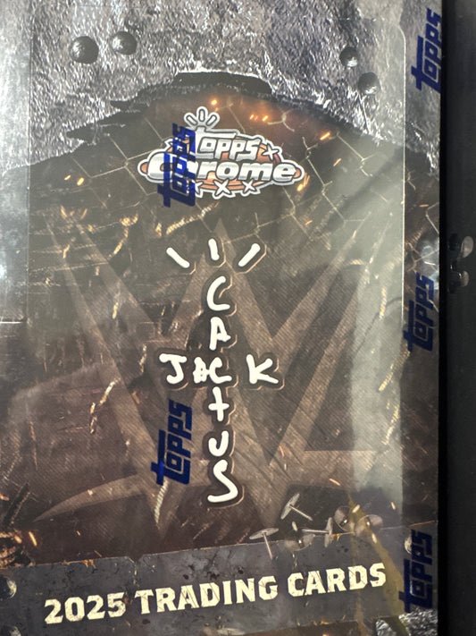 2025 Topps Chrome Cactus Jack WWE hobby