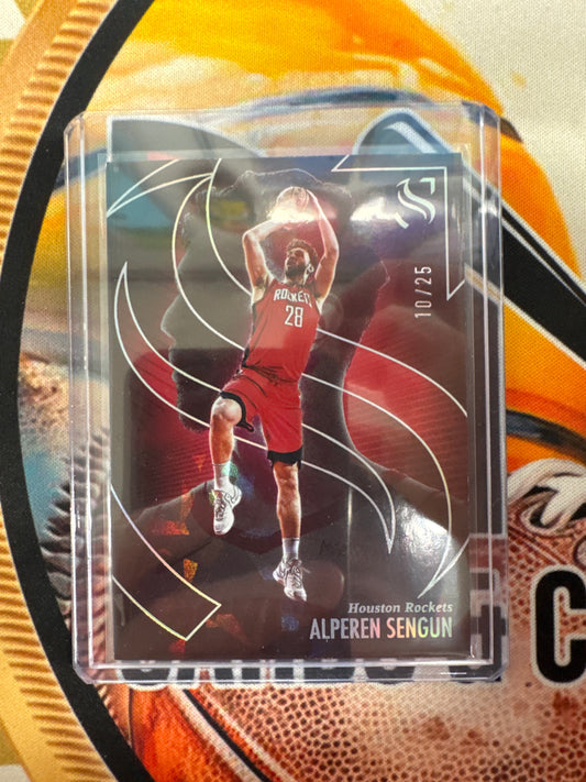 2024-25 Panini Silhouette NBA Alperen Sengun Cracked Ice /25