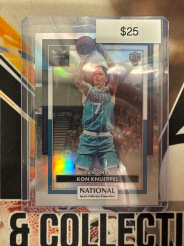 2026 Topps Chrome NBA The National Kon Knueppel Rookie Refractor