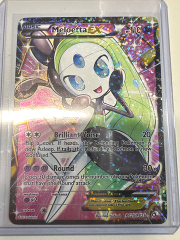 Pokemon Meloetta EX RC25/RC25 Legendary Treasures MP