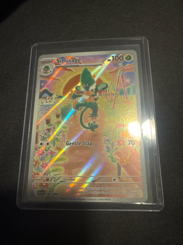 Pokemon Simisage 090/086 Black Bolt