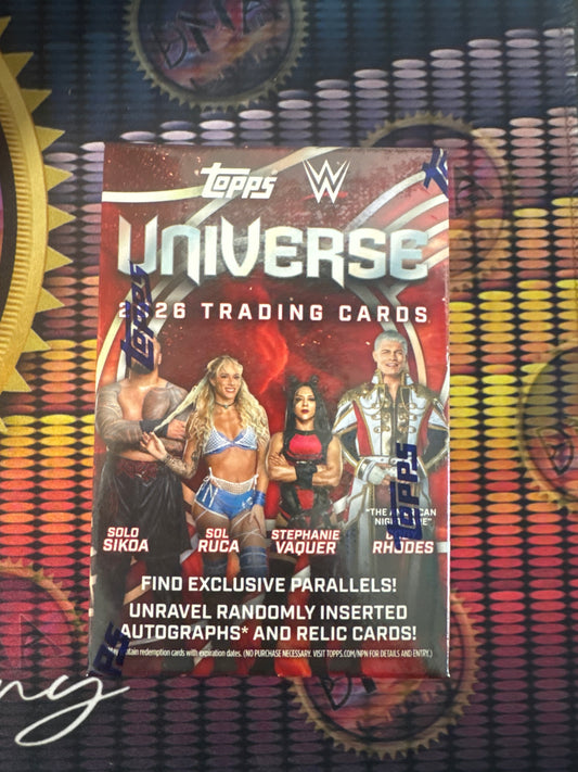 2026 Topps Universe WWE Blaster box