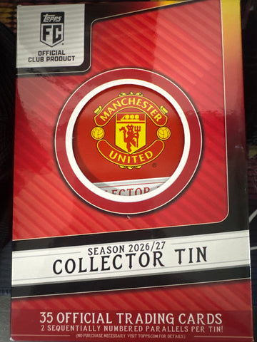 2026-27 Topps Manchester United Collector tin