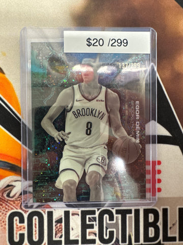 2026 Topps Chrome Cactus Jack Egor Demin Rookie Teal Speckle Refractor /299