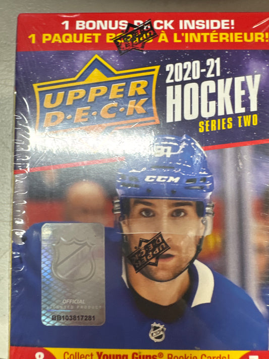 2020-21 Upper Deck Series Two NHL hockey blaster