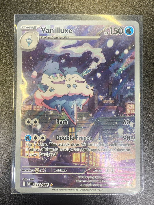 Pokémon Vanilluxe Illustration Rare 113/086 White Flare