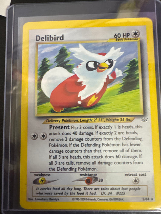 Pokémon Delibird Holo 5/64 Neo Revelation DM