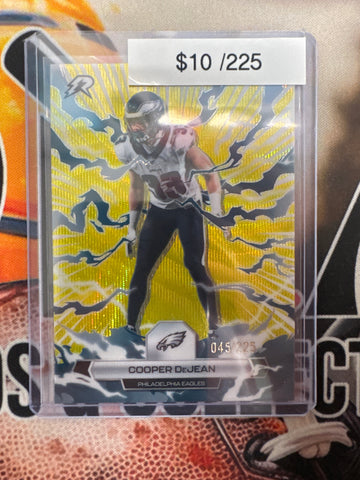 2026 Topps Resurgence NFL Cooper DeJean Yellow Surge Refractor /225