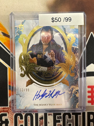 2025 Topps Royalty WWE The Honky Tonk Man Golden Hall Autograph /99