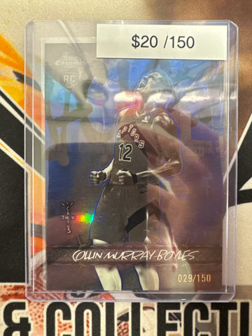 2026 Topps Chrome NBA X Cactus Jack Collin Murray-Boyles Rookie Jacked Up Blue Refractor /150