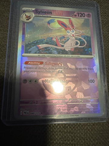 Pokemon Sylveon Master Ball Reverse holo Prismatic evolutions