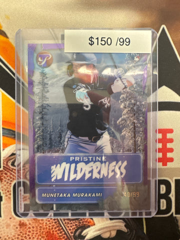 2026 Topps Pristine MLB Munetaka Murakami Rookie Pristine Wilderness Purple Refractor /99