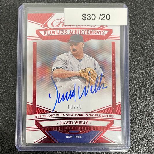 2023 Flawless David Wells Auto /20