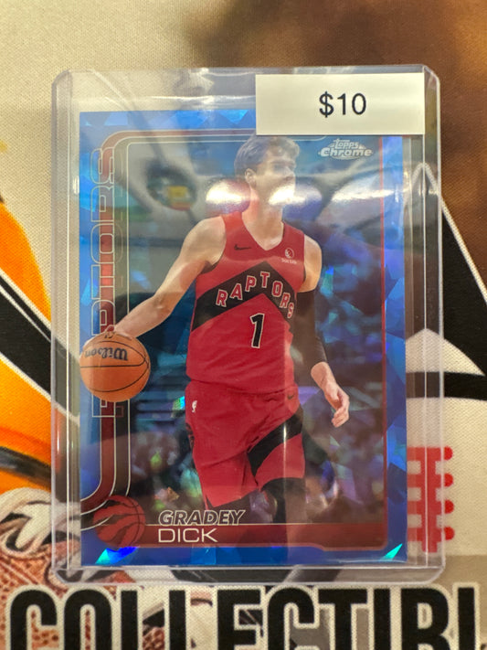 2025-26 Topps Chrome NBA Sapphire Gradey Dick