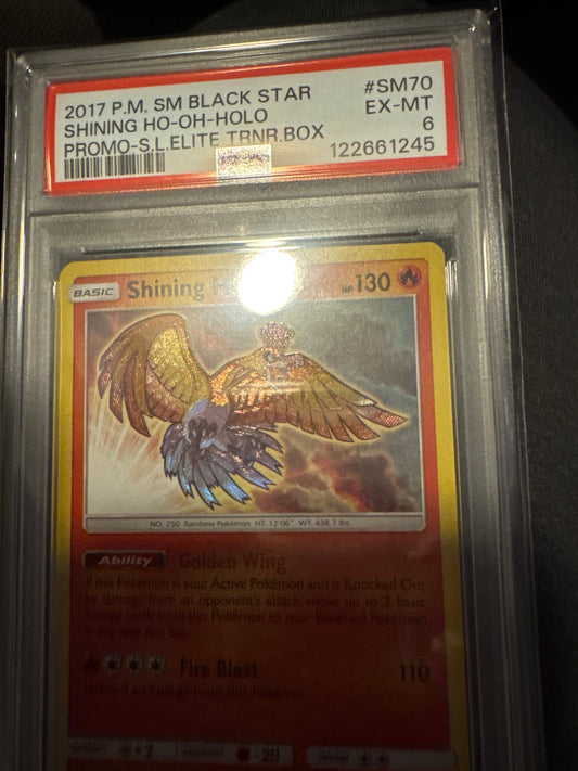 Pokemon Shining Ho-Oh SM70 PSA 6