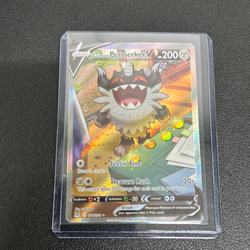 Pokémon Galarian Perrserker V Alt Art Lost Origin 184/196