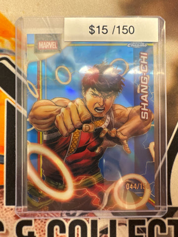 2026 Topps Chrome Marvel Shang-Chi Blue Refractor /150
