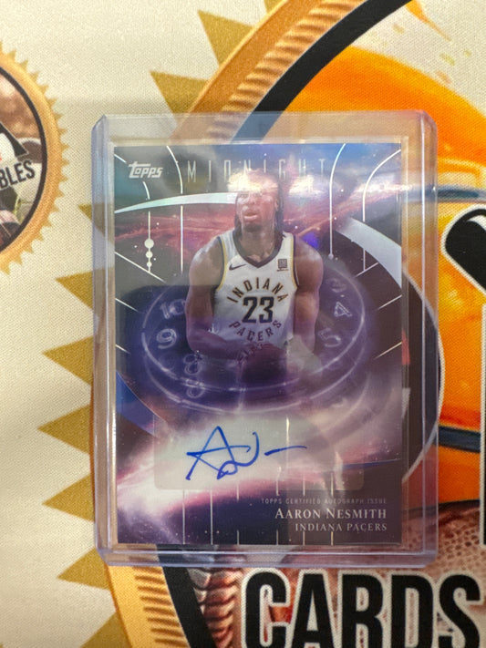 2025-26 Topps Midnight NBA Aaron Nesmith Stroke Of Midnight Autograph