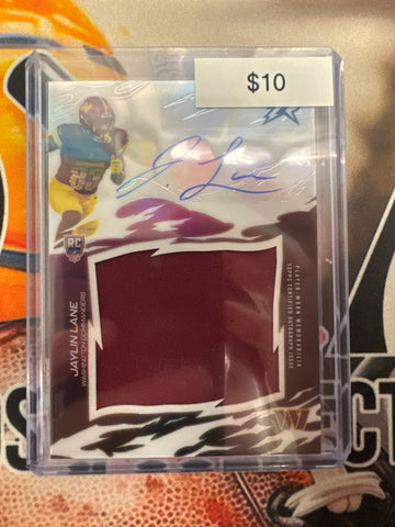 2026 Topps Resurgence NFL Jaylin Lane Resurgence Rookie Autograph Relic Refractor