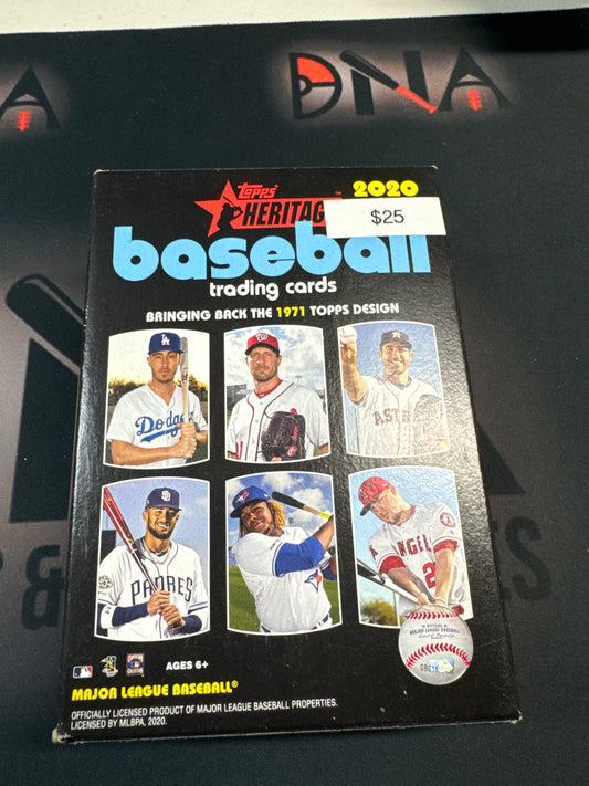 2020 Topps Heritage MLB hanger