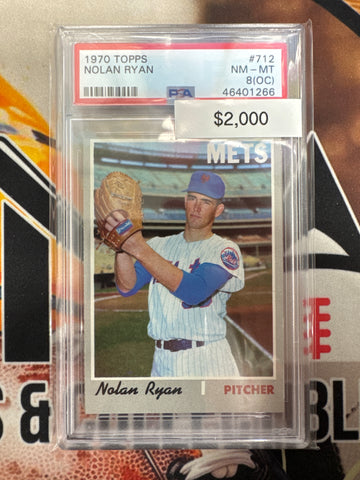 1970 Topps MLB Nolan Ryan PSA 8(OC)