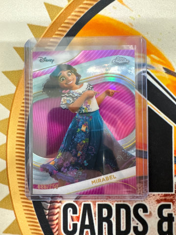 2025 Topps Chrome Disney Mirabel Pink Refractor /250