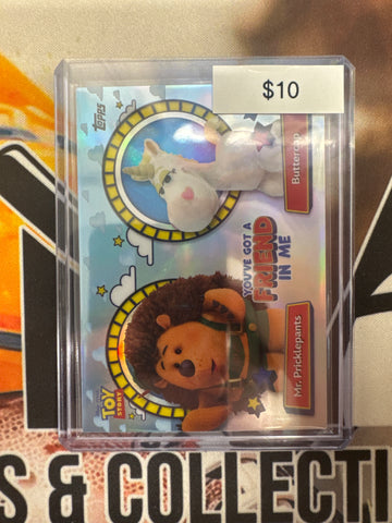 2026 Topps Toy Story 30th Anniversary Mr. Pricklepants & Buttercup Refractor You’ve Got A Friend In Me