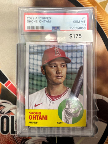 2022 Topps Archives MLB Shohei Ohtani PSA 10