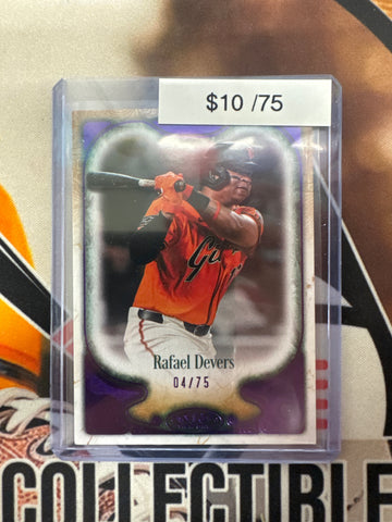 2026 Topps Tier One MLB Rafael Devers Purple Refractor /75