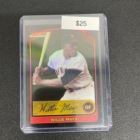 2003 MLB Bowman Chrome Willie Mays